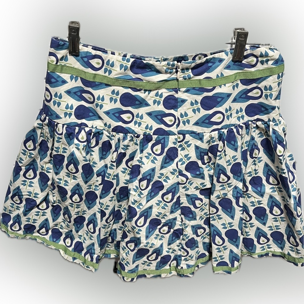 Fossil Blue and Green Patterned Skater Skirt - Picture 11 of 11